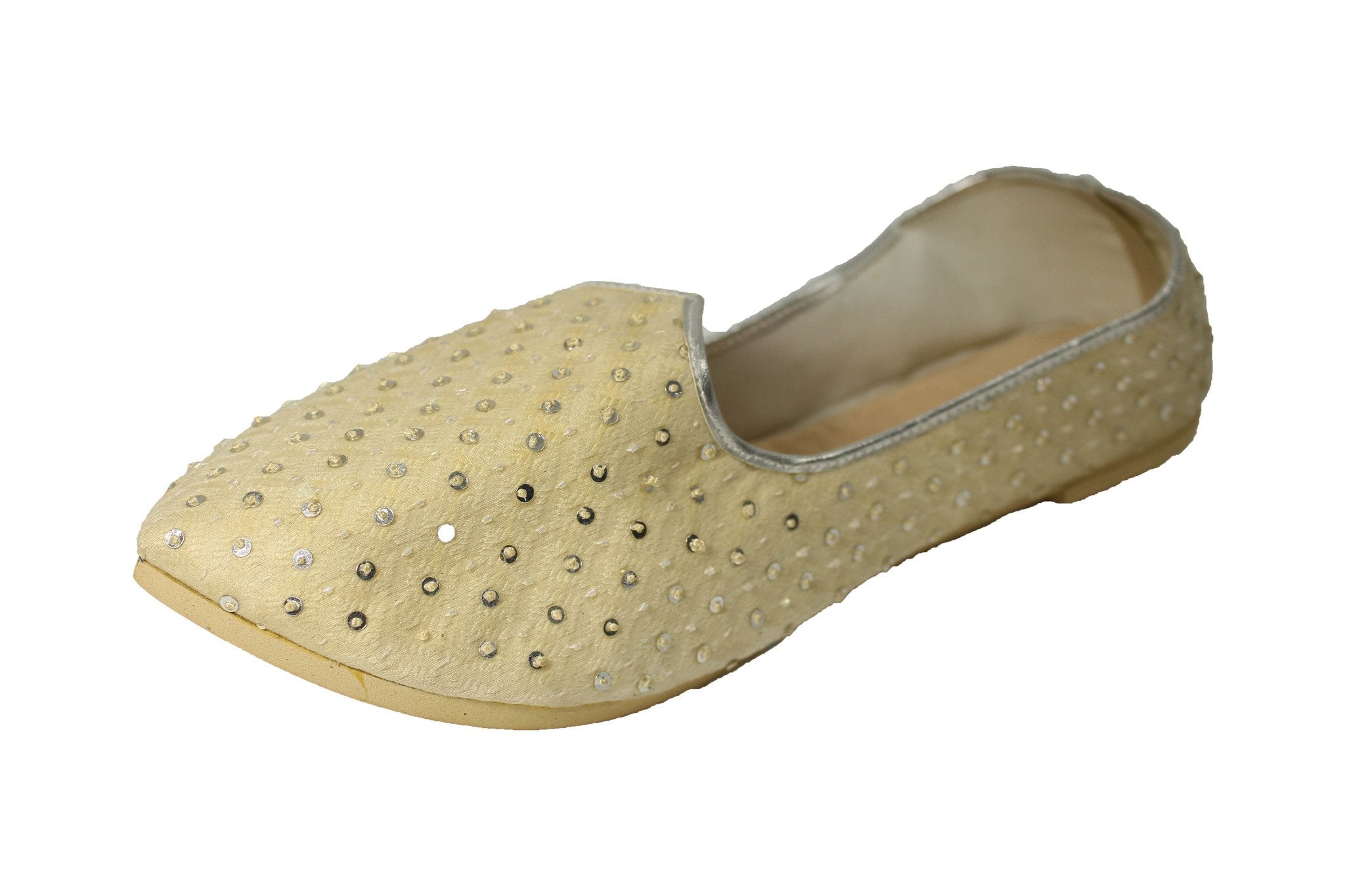 Mandla - Off-White Mojari Khussa Shoes – Sherwanisale.com