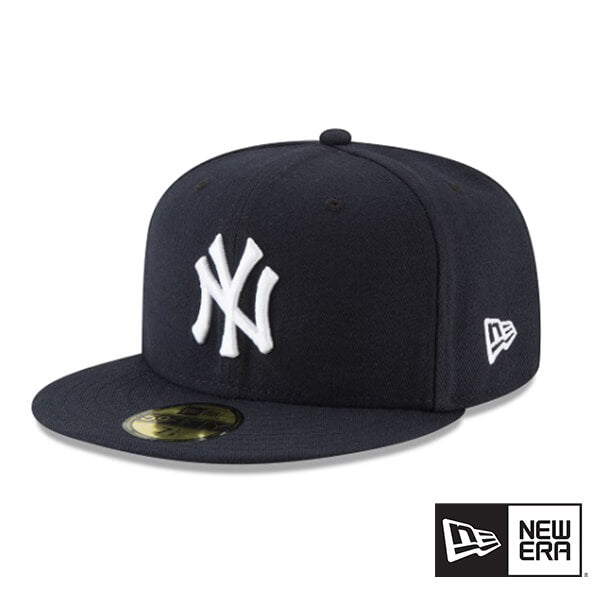 New Era ニューエラ 59fifty New York Yankees ニューヨーク ヤンキース ロゴ入り野球帽 キャップ ネイビー 買付け屋