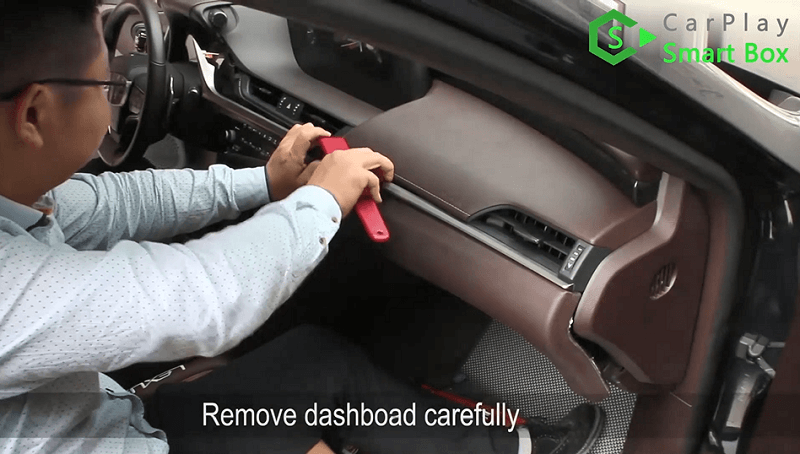 1.Remove dashboard carefully.