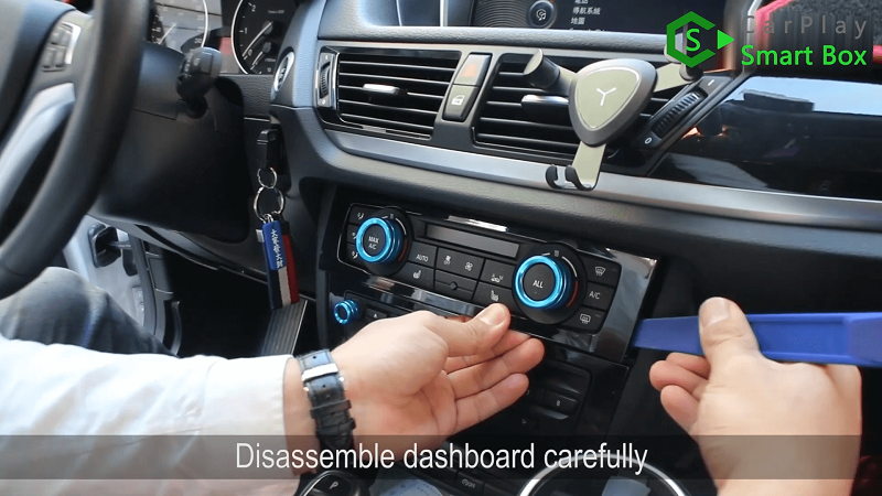 1.Disassemble dashboard carefully.