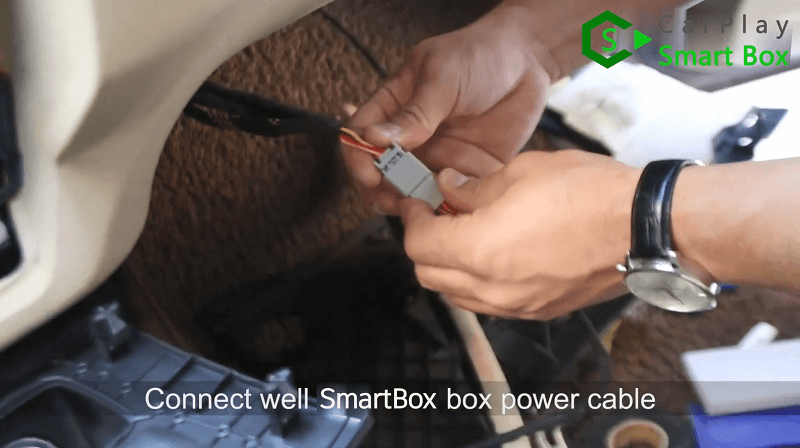 11.Connect well Smart Box box power cable.