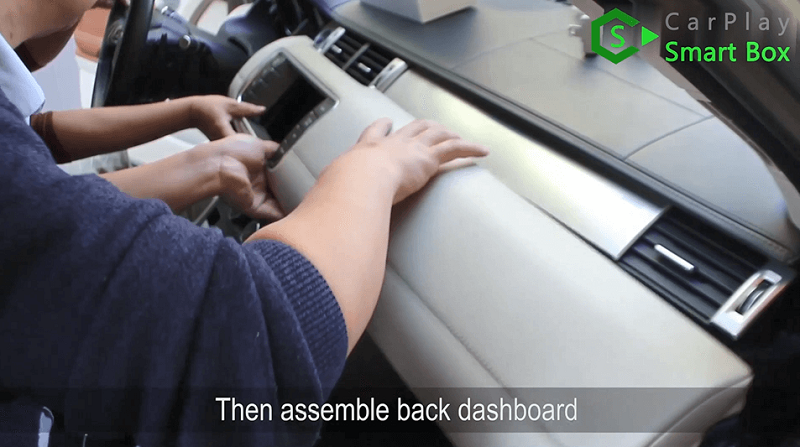 11.Then assemble back dashboard.