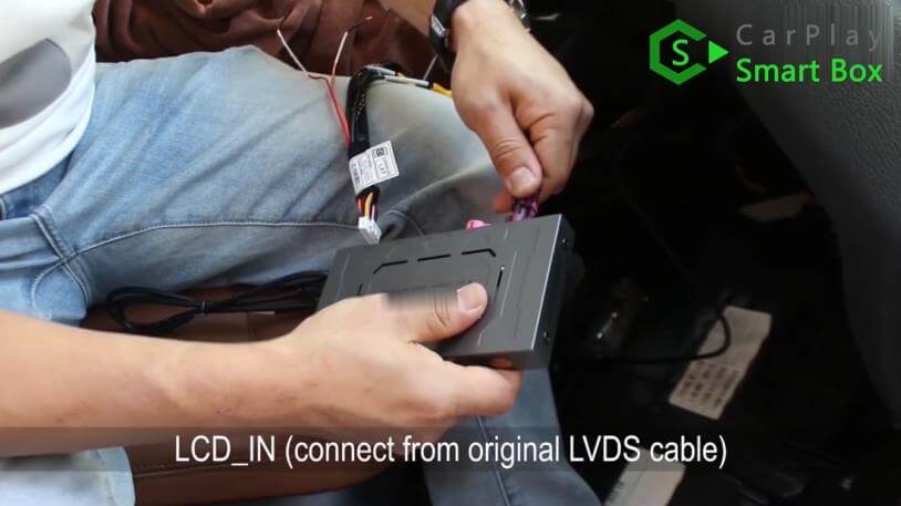 12. LCD_IN - Βήμα προς βήμα BMW X3 F25 X4 F26 NBT Wireless CarPlay Installation - CarPlay Smart Box