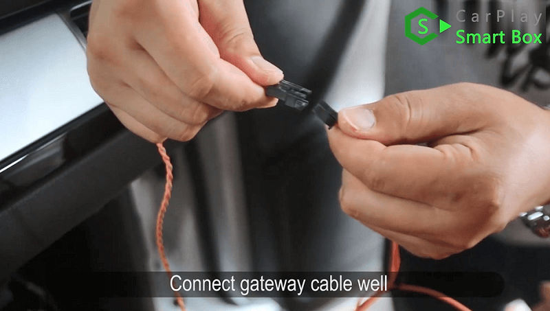 14.Connect gateway cable well.