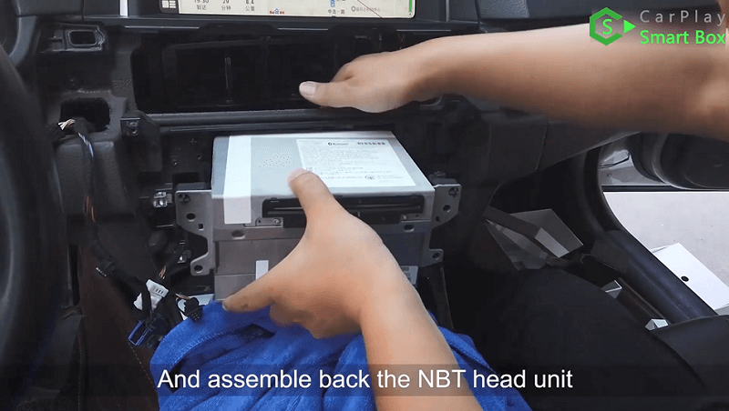 16.And assemble back the NBT head unit.