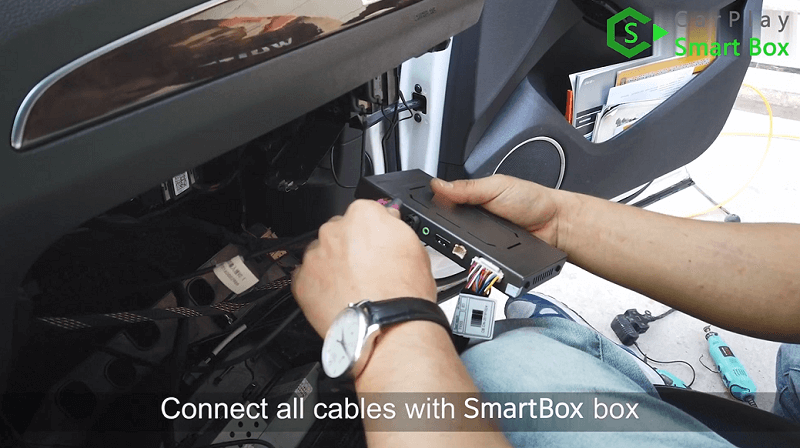 16.Connect all cables with Smart Box box.