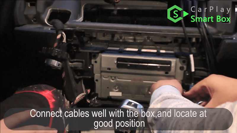 16.Connect cables well with the box, and locate at good position.