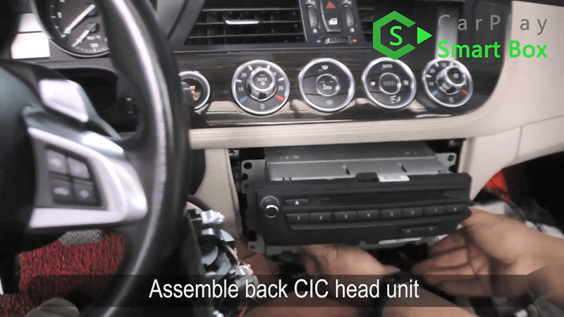 18.Assemble back CIC head unit.