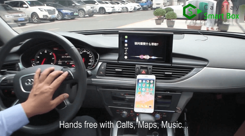 18.Hands free with calls,maps,music.