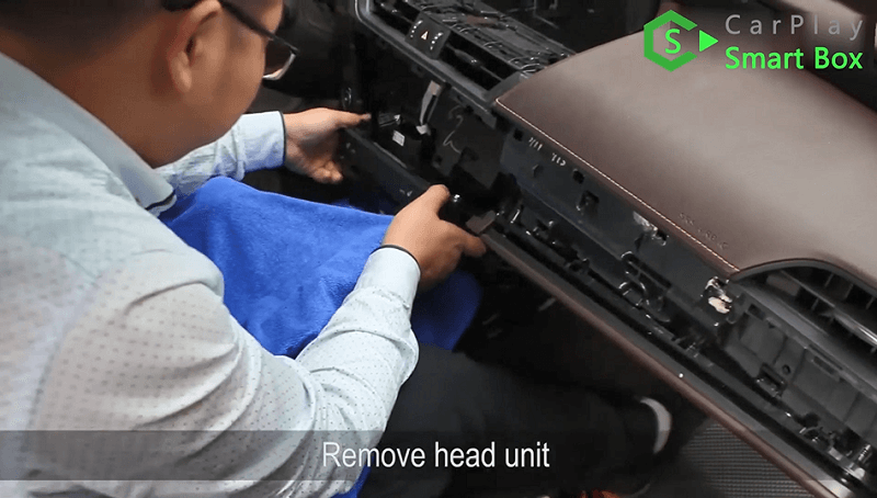 2.Remove head unit.