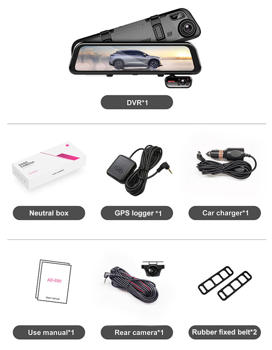 Carplay-Smart-Box-3-Canali-Specchio-Dash-Cam-Box