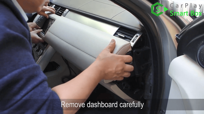 4.Remove dashboard carefully.