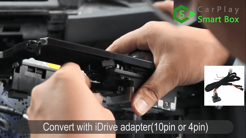 5.Converti con l'adattatore iDrive.