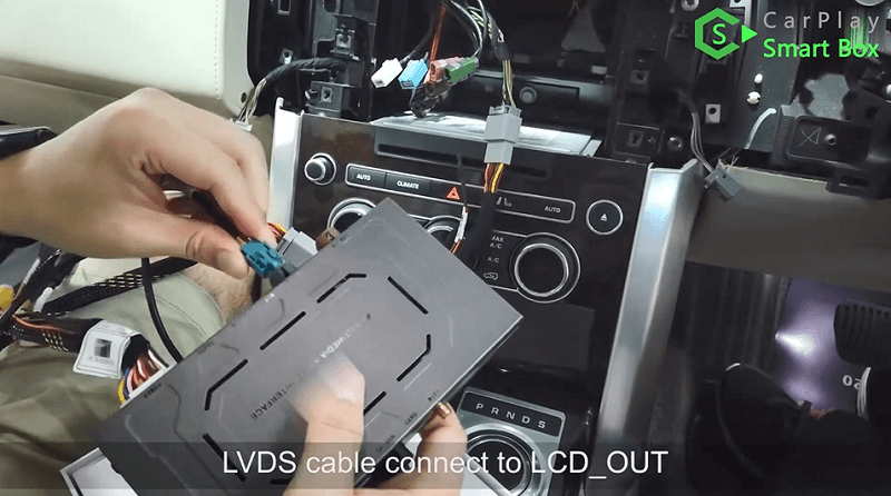 7.LVDS cable connect to LCD_OUT.