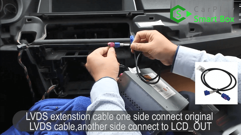 8. Cavo di estensione LCDS, un lato collega il cavo LVDS originale, un altro lato si collega a LCD_OUT.