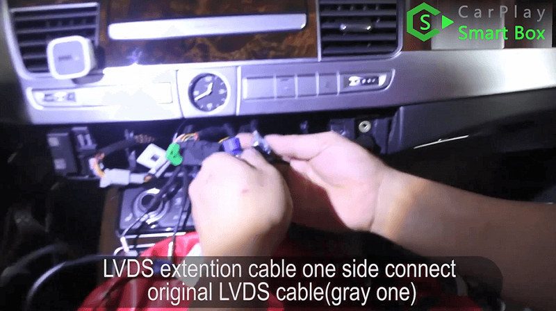 9.LVDS extention cable one side connect original LVDS cable(grey one).