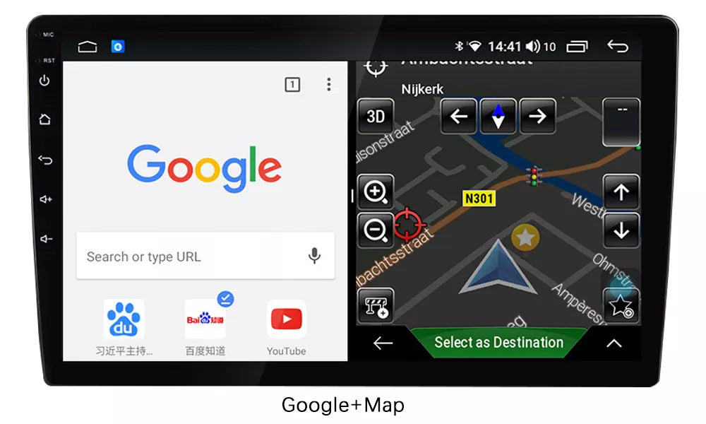 Car-GPS-Video-Navi-Player-Support-Split-Screen-Display