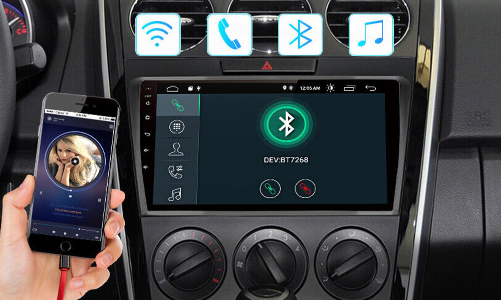 Auto-Stereo-GPS-Lettore multimediale-Bluetooth-WIFI