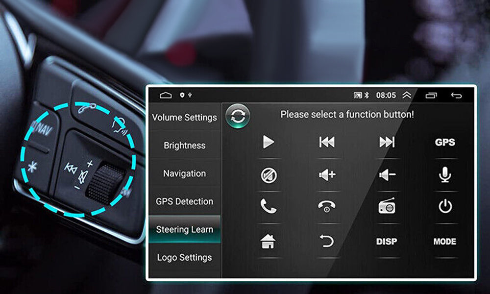 Auto-Stereo-GPS-Lettore multimediale-Controllo del volante