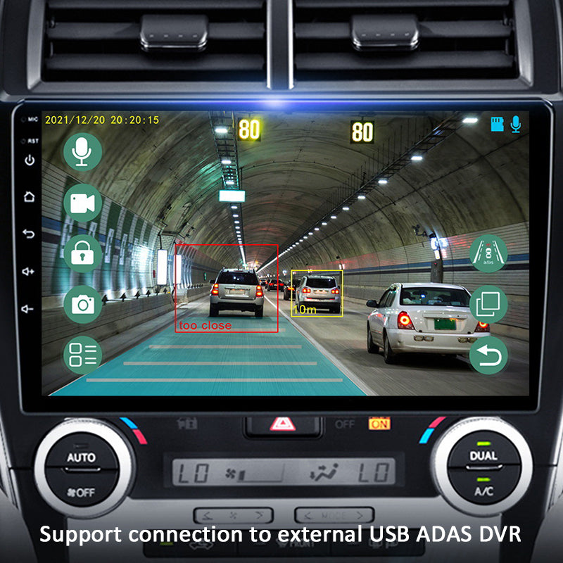 Navigation-Video-Integrated -Radio-Enhanced-Security-with-External-USB-ADAS-DVR
