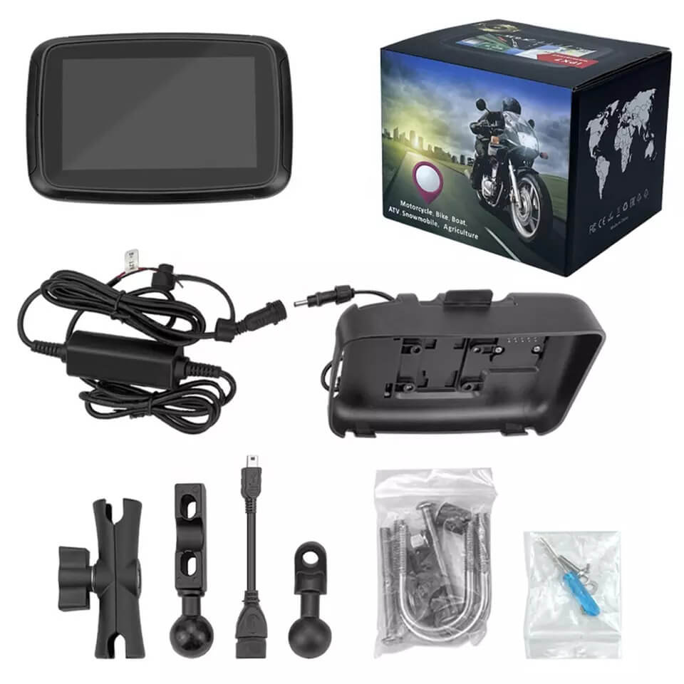 C5 Motorcycle CarPlay & Android Auto, USB media Standalone Navigator S –  Aoocci