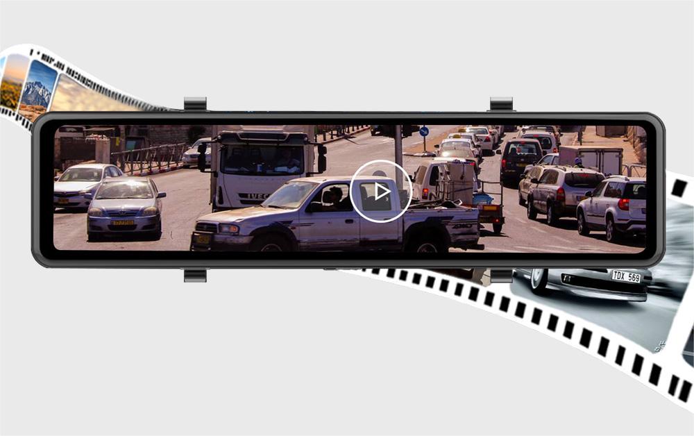 Wireless Carplay Rear View Mirror Dash Cam H33 – Aoocci