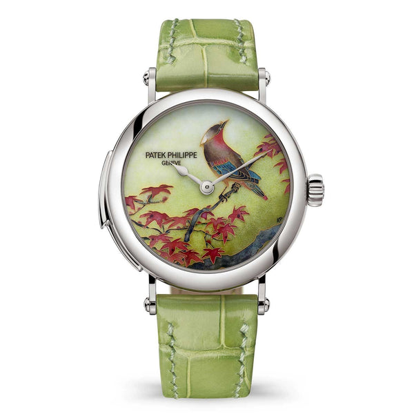 Montre bracelet Patek PhilippeTokyo-2023 Réf 7000/50G-011  "Oiseau sur un érable rouge"