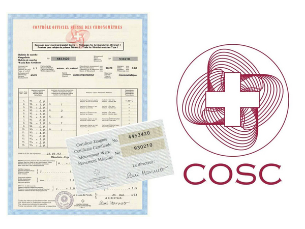 Certification de chronomètre COSC