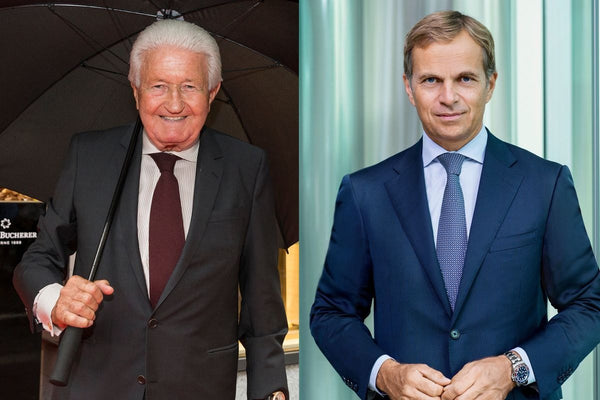 Jörg Bucherer et Jean-Frédéric Dufour Patron de Rolex