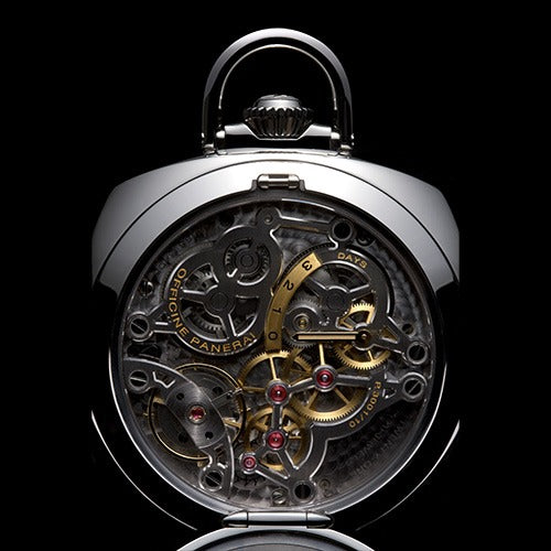 Panerai Pocket Watch Tourbillon GMT Ceramica