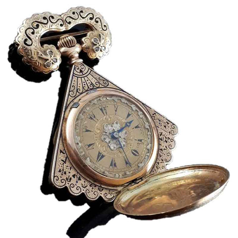 Montre de poche ancienne pour femme