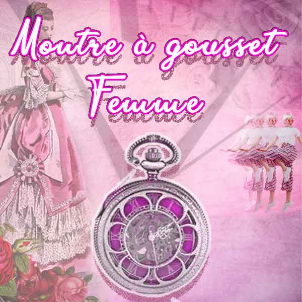 montre à gousset femme