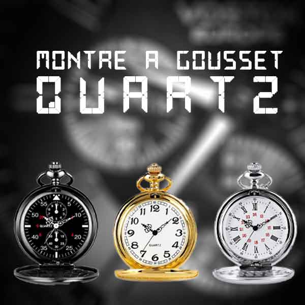 montre à gousset quartz