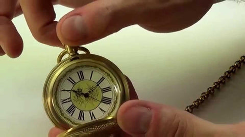 Montre de poche à remontage manuel