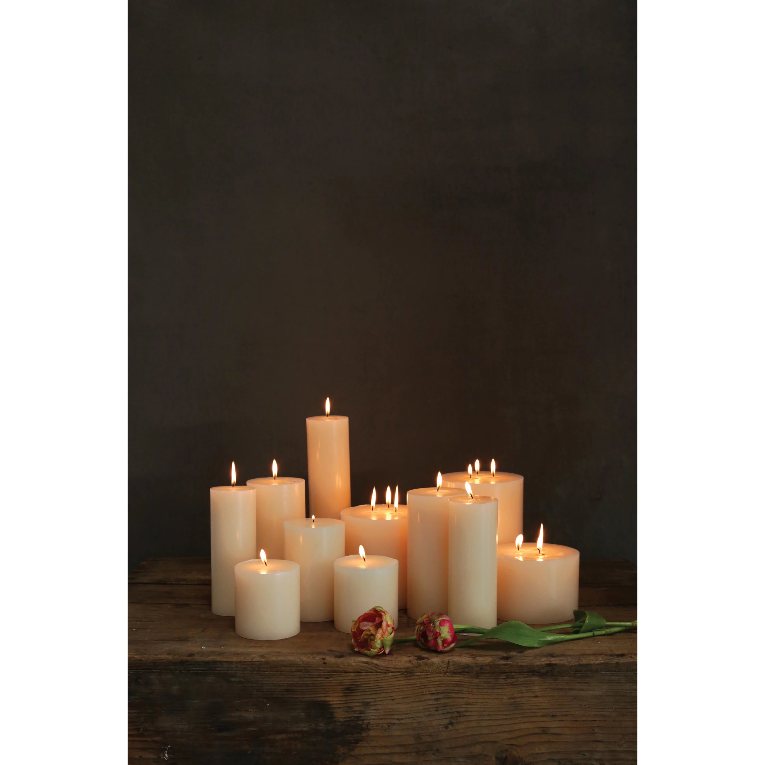 Unscented Piller Candle 4x6