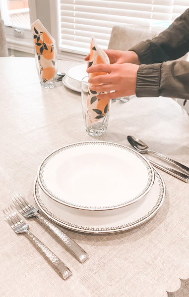 Reusable Paper Towel Swedish Dishcloth as Paper Dinner Napkin Replacement