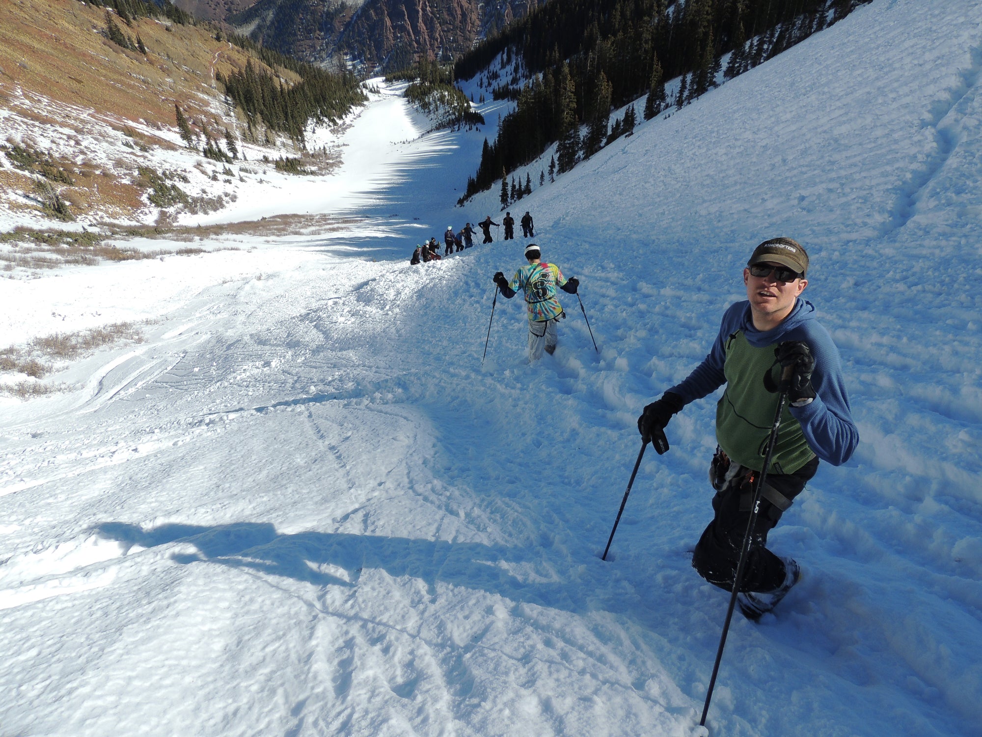 Early season bootpackers