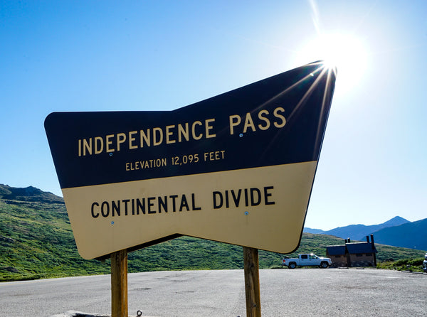 Independence Pass sign