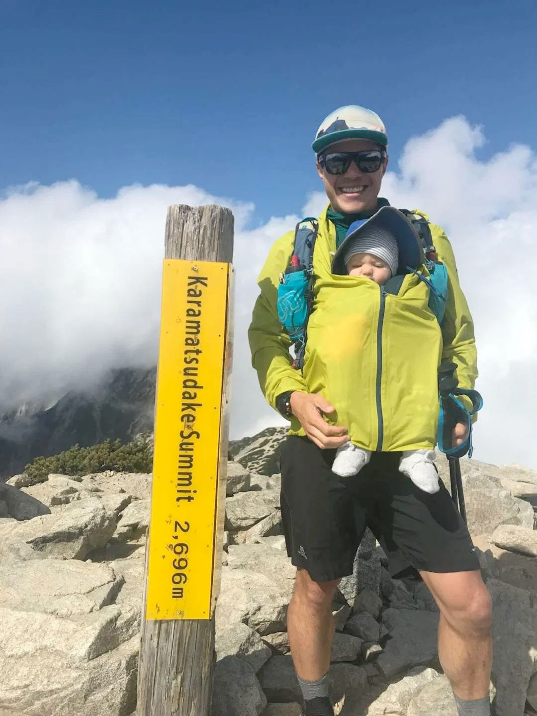 Max Taam hiking in Japan