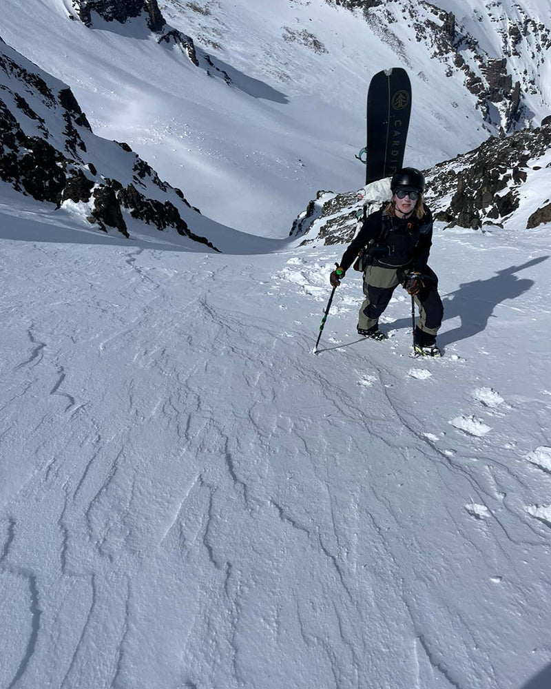 bootpacking near the top of a steens mountain line