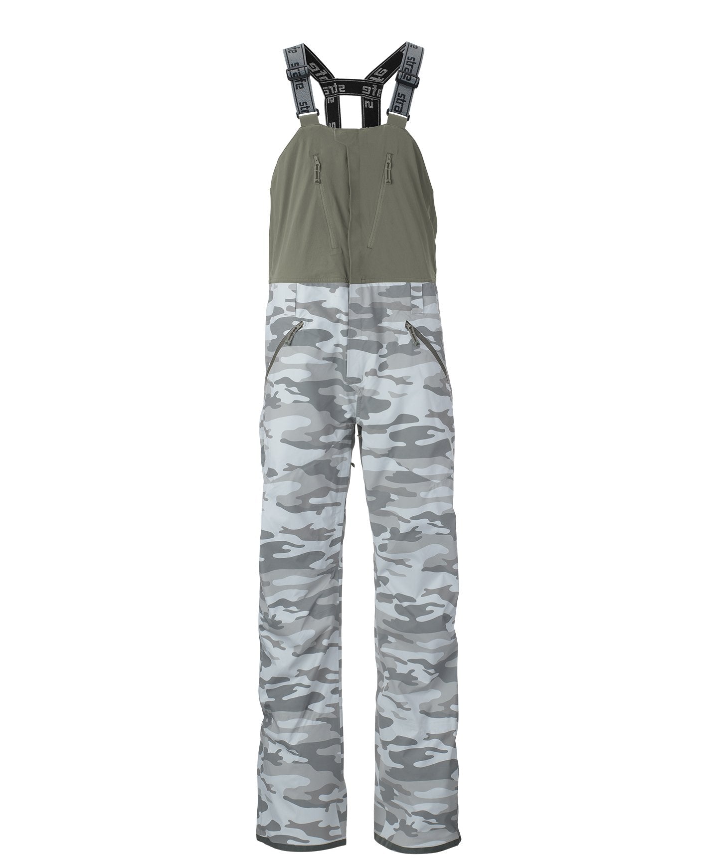 camo bib pants