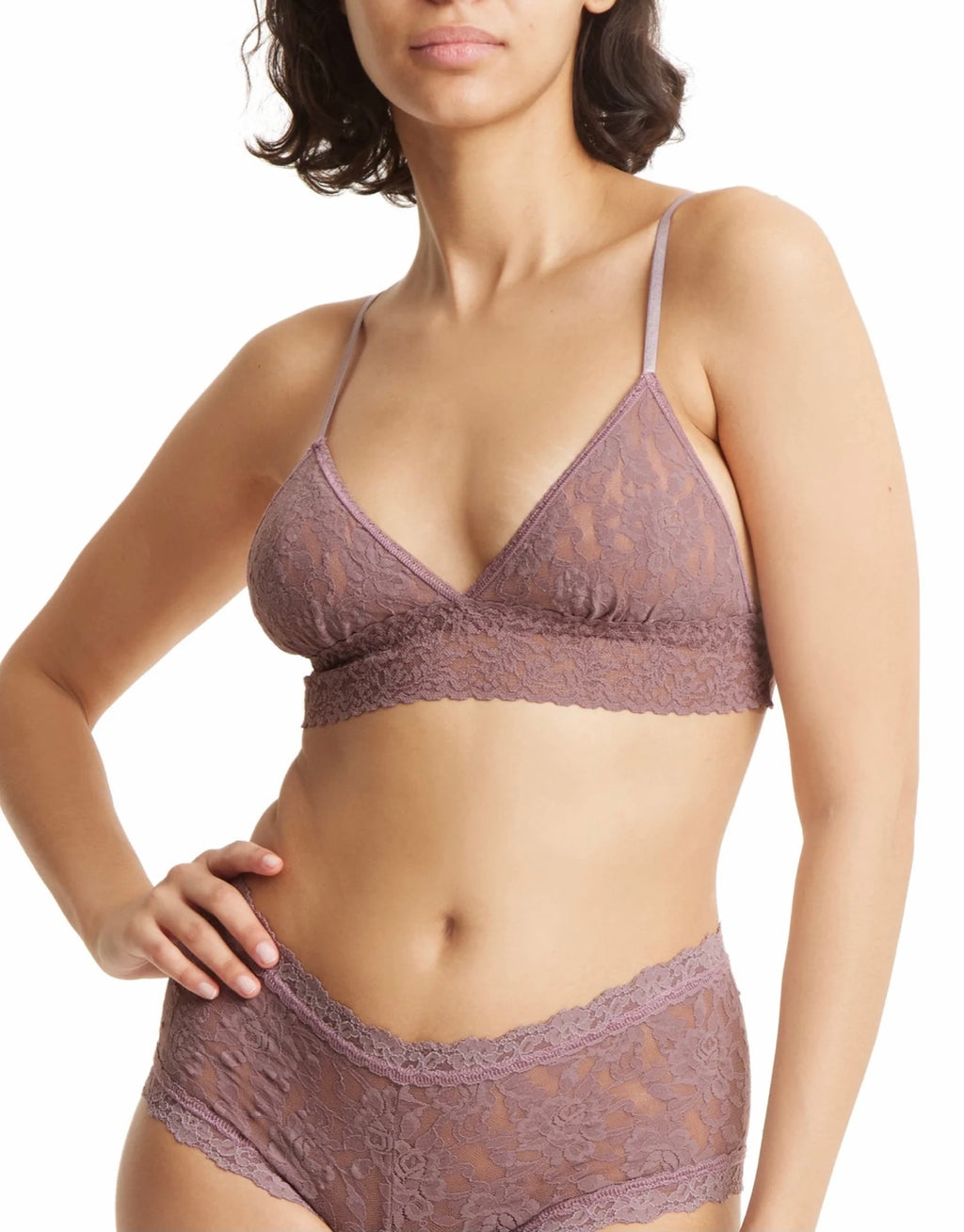 Buy Hanky Panky Women's Signature Lace Padded Bralette, Chai, Medium at