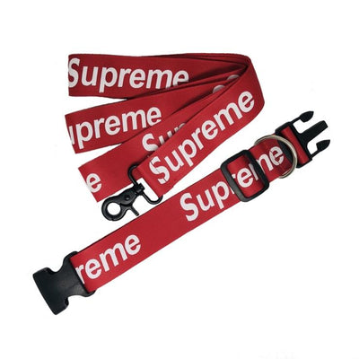 supreme dog collar and leash