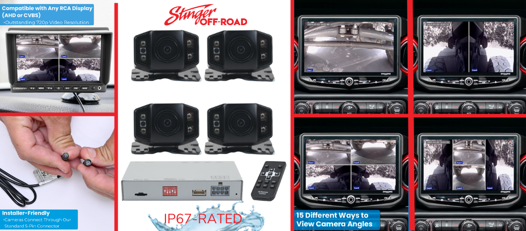 Split Screen Offroad Camera Underbody Kit