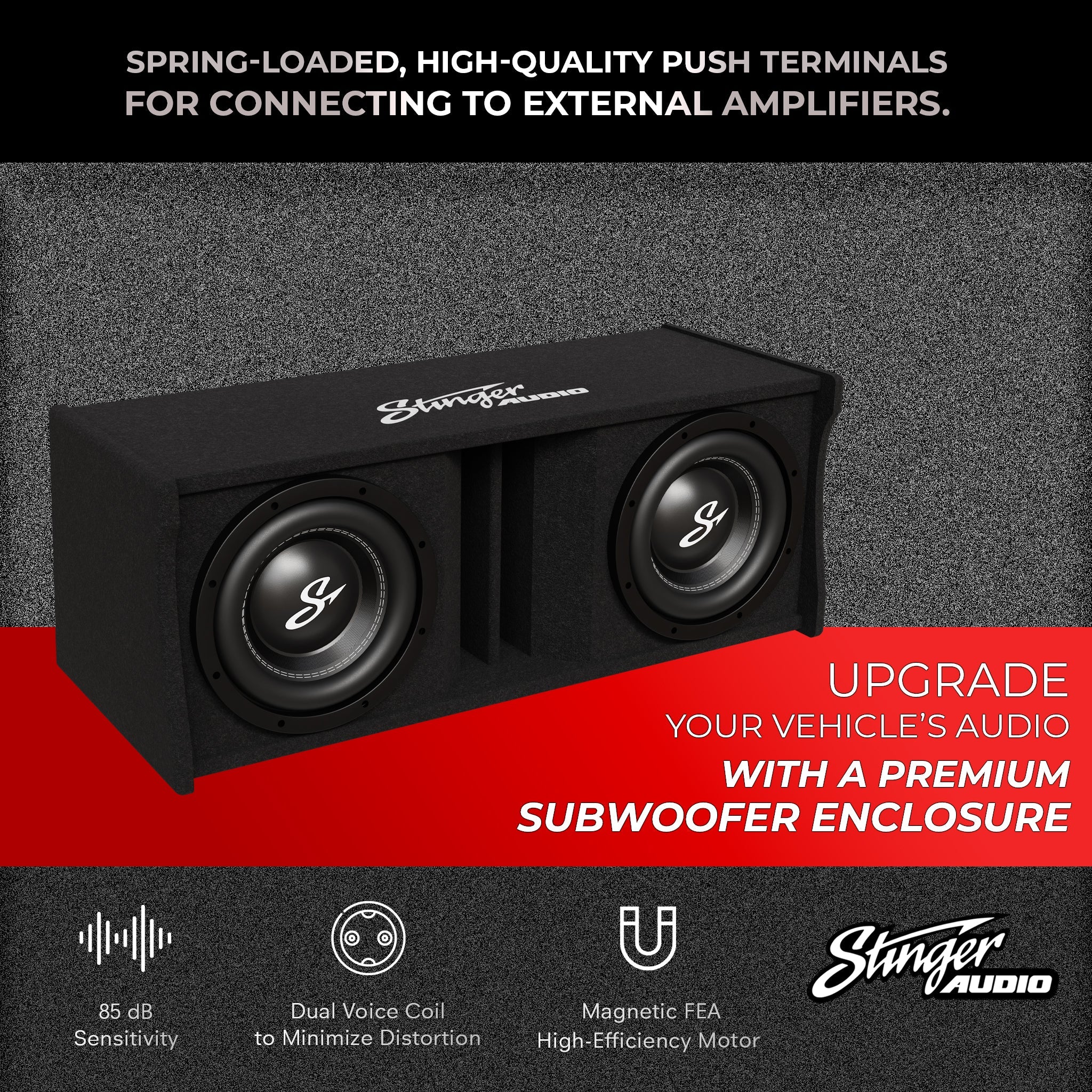 Single 12 700 Watt (RMS) Loaded Ported Subwoofer Enclosure (700 Watts RMS/1,200 Watts Max)