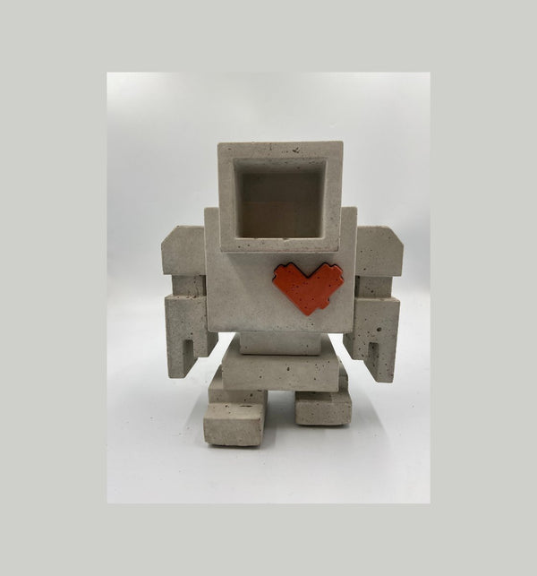 Lovebot, a sculpture by Mathew Del Degan – Arta Gallery in Toronto