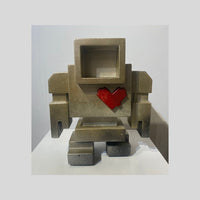 Lovebot, a sculpture by Mathew Del Degan – Arta Gallery in Toronto