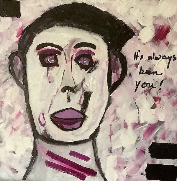 It's Always Been You, 12" x 12" Painting Libby Sims