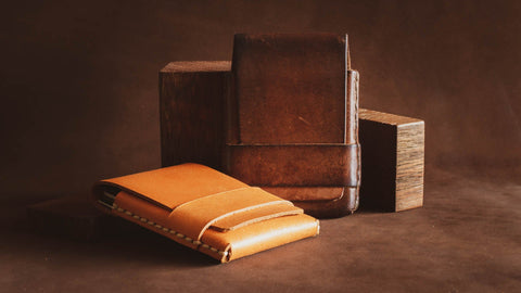 Leather patina on wallet