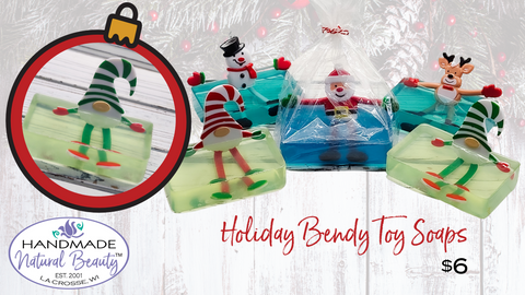 Holiday Bendy Toy Glycerin Soap